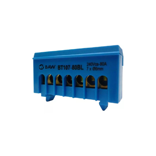 REPARTIDOR UNIPOLAR CELESTE 80A 7 CONEX.